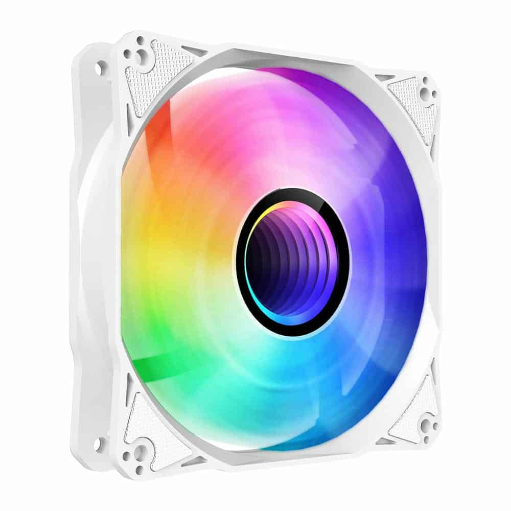 CiT Pro YH120 120mm ARGB White Inner-Ring Infinity Fan